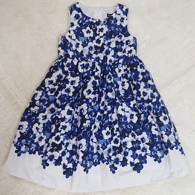 BeBe(ベベ)のBeBe◆美品◆120◆ブルーワンピース キッズ/ベビー/マタニティのキッズ服女の子用(90cm~)(ワンピース)の商品写真