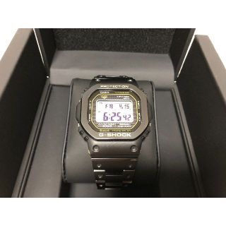 ジーショック(G-SHOCK)のCASIO カシオ G-SHOCK GMW-B5000TB-1JR 極美品 黒(腕時計(デジタル))