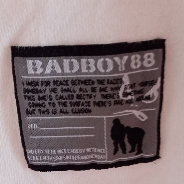 BADBOY(バッドボーイ)のBad Boy　白長袖Tシャツ メンズのトップス(Tシャツ/カットソー(七分/長袖))の商品写真