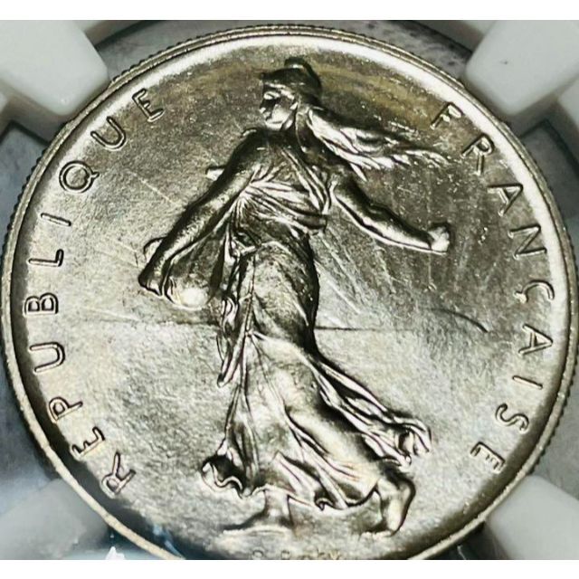 希少 種を蒔く人 フランス 1964 1フラン 銀貨 NGC MS65 elc.or.jp