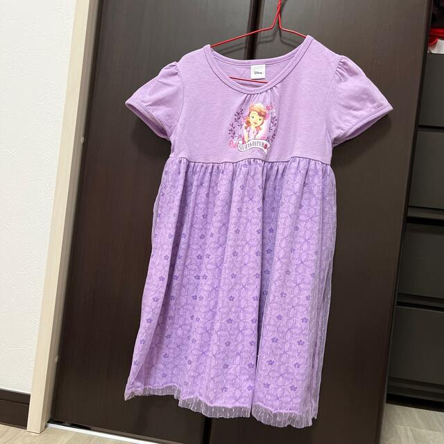 Disney(ディズニー)の120 ソフィアワンピ キッズ/ベビー/マタニティのキッズ服女の子用(90cm~)(ワンピース)の商品写真