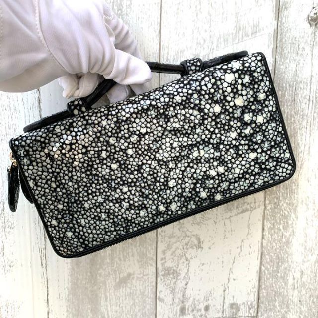 100万円入る!】超限定! スタースティングレイ ダブルファスナー 100万円入る!】超限定! スタースティングレイ ダブルファスナー