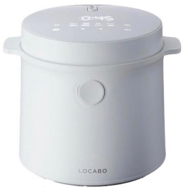 新品未使用】LOCABO 糖質カット炊飯器 JM-C20E-W ホワイト-