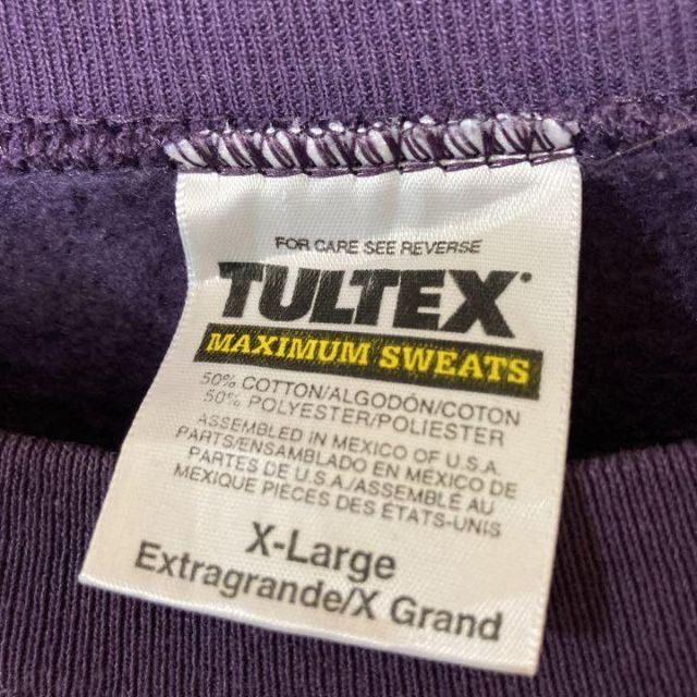 裏起毛プリントスウェット ビッグシルエットトレーナー【TULTEX】ゆるだぼ メンズのトップス(スウェット)の商品写真