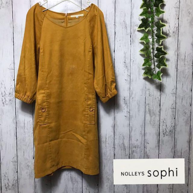 nolley's sophi ノーリーズ　ソフィ　フェイクスウェード　ワンピース レディースのワンピース(ひざ丈ワンピース)の商品写真