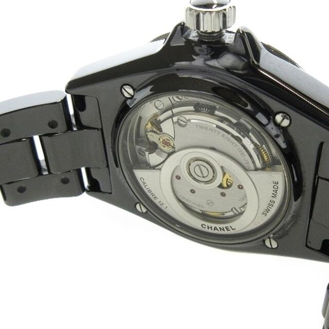 シャネル CHANEL 腕時計 J12 ブラックセラミック オートマチック 自動