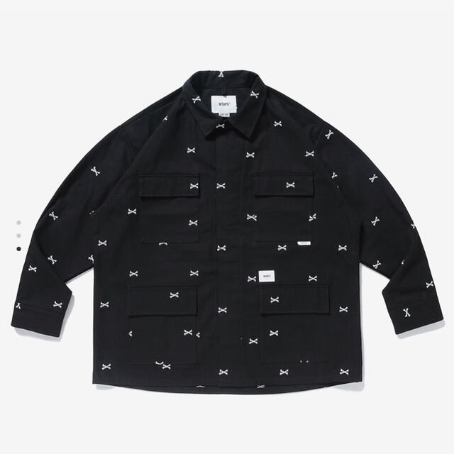 WTAPS 22SS JUNGLE 01 LS SHIRT BLACK XL - ミリタリージャケット