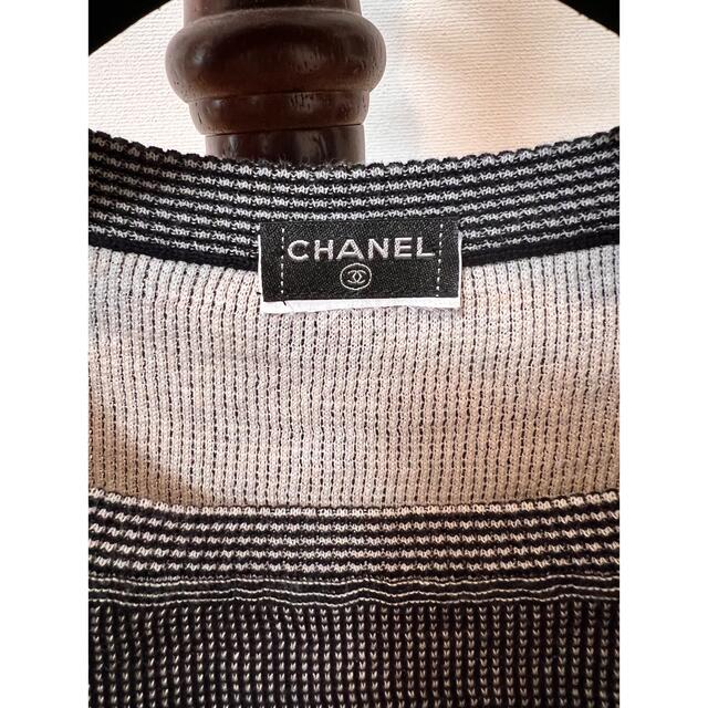 【美品】CHANEL　シャネル　Tシャツ　ワンポイント　ニット　ヴィンテージ