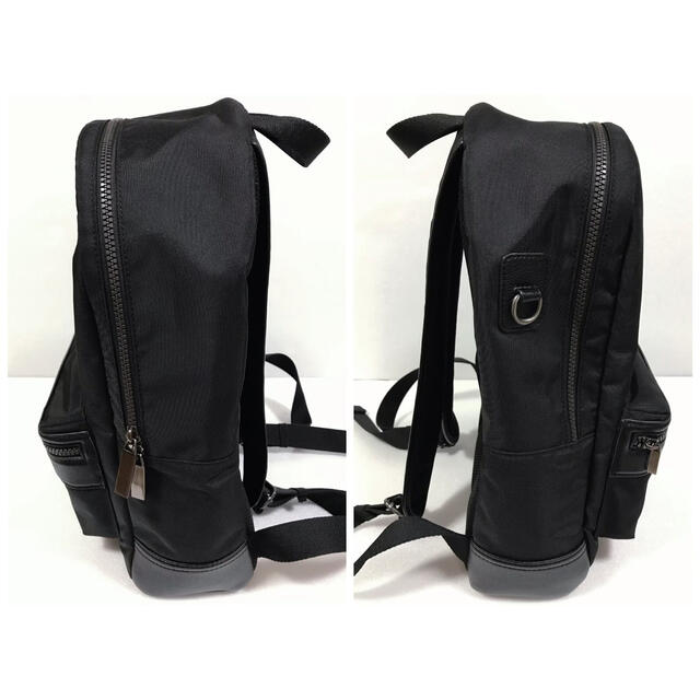 Calvin Klein(カルバンクライン)の新品 カルバンクライン リュック ブラック バックパック バッグナイロンレザー メンズのバッグ(バッグパック/リュック)の商品写真