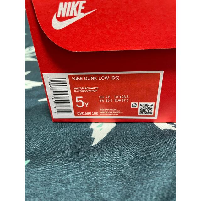 Nike Dunk Low GS White Blackダンク パンダ23.5 最初の 10290円引き