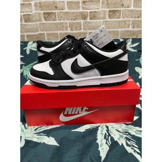 ナイキ(NIKE)のNike  Dunk Low GS White Blackダンク パンダ23.5(スニーカー)