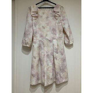 ミッシュマッシュ(MISCH MASCH)のみき様専用！！！ミッシュマッシュ　花柄ワンピース　ピンク(ひざ丈ワンピース)