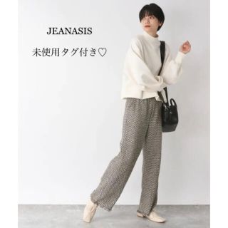 ジーナシス(JEANASIS)の未使用タグ付き♡JEANASIS  ジーナシス　ミックスツイードワイドパンツ(カジュアルパンツ)