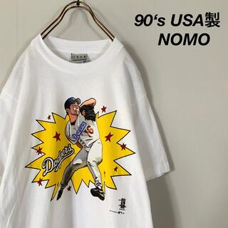 美品 希少 90's USA製 NOMO 野茂英雄 tシャツ Dodgers t elc.or.jp