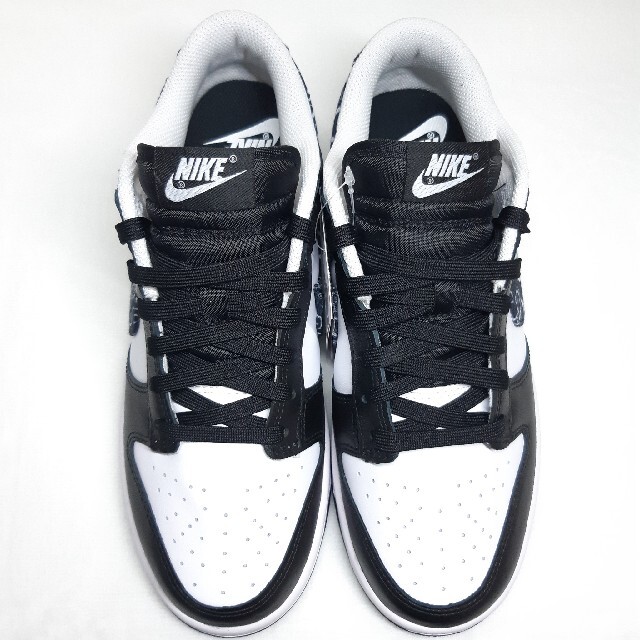 新品/タグ付】NIKE DUNK LOW ペイズリー パンダ 黒×白 26.0 - スニーカー