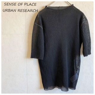 センスオブプレイスバイアーバンリサーチ(SENSE OF PLACE by URBAN RESEARCH)のわかこ様★SENSE OF PLACE プチハイネックカラーステッチシアートップ(Tシャツ(半袖/袖なし))