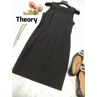 セオリー(theory)の【美品】Theory セオリー ワンピース USA製 シンプル 大人(ひざ丈ワンピース)