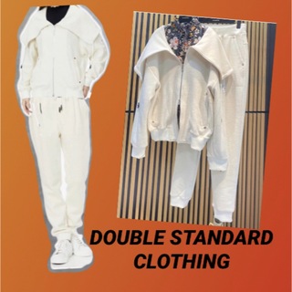 ダブルスタンダードクロージング(DOUBLE STANDARD CLOTHING)のダブルスタンダードクロージング　ウールダンボールニット　セットアップ上下(セット/コーデ)