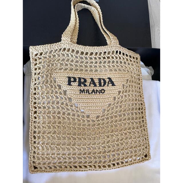 安い送料無料 PRADA トートバックの通販 by Kelsey's shop｜プラダならラクマ - PRADA ラフィア 総合1位