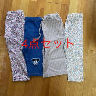 ユニクロ(UNIQLO)のユニクロ レギンスパンツなど4点セット　記名あり(パンツ)