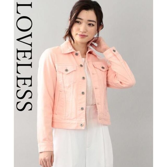 特別オファー LOVELESS - LOVELESS　ラブレス　WOMENS　ピンクGジャン　サイズ34 Gジャン+デニムジャケット