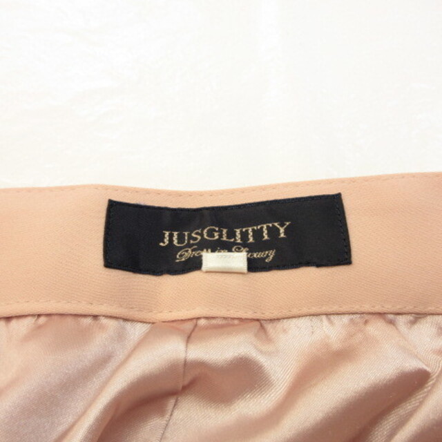 JUSGLITTY(ジャスグリッティー)のジャスグリッティー JUSGLITTY ワイドパンツ スラックス ロング ピンク レディースのパンツ(その他)の商品写真