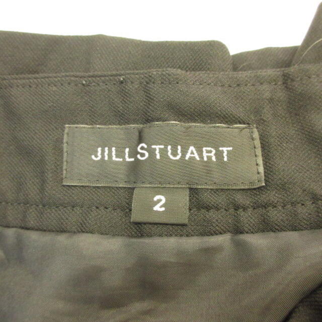 JILLSTUART(ジルスチュアート)のジルスチュアート JILL STUART ミニスカート フレア ギャザー 黒 2 レディースのスカート(ミニスカート)の商品写真