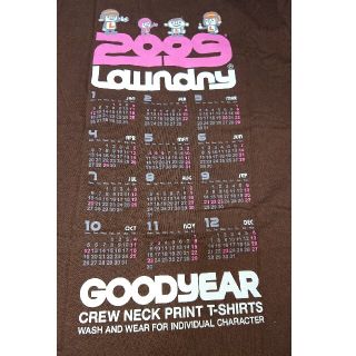 ランドリー(LAUNDRY)のLAUNDRYカレンダーTシャツ２００９年(Tシャツ(半袖/袖なし))