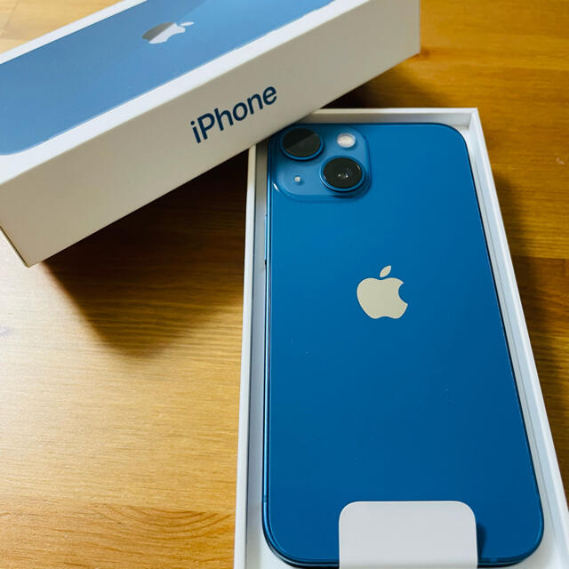 iPhone(アイフォーン)の【早い者勝ち】iPhone13 mini 128GB ブルー 新品未使用 スマホ/家電/カメラのスマートフォン/携帯電話(スマートフォン本体)の商品写真