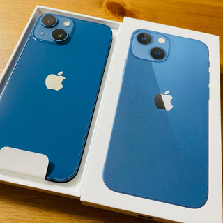 アイフォーン(iPhone)の【早い者勝ち】iPhone13 mini 128GB ブルー 新品未使用(スマートフォン本体)