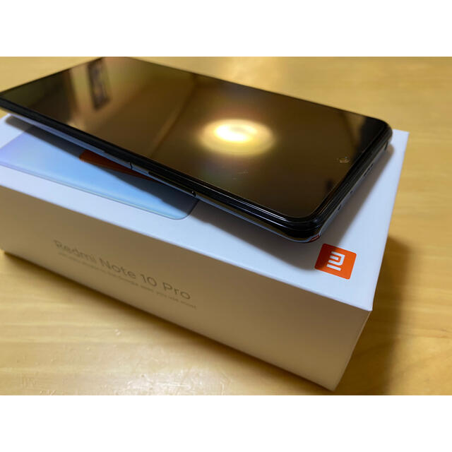 ANDROID(アンドロイド)のシャオミ Redmi Note10 Pro simフリー　オニキスグレー スマホ/家電/カメラのスマートフォン/携帯電話(スマートフォン本体)の商品写真