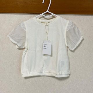 エフオーキッズ(F.O.KIDS)の新品タグ付き　アプレレクール　シフォントップス(Tシャツ/カットソー)