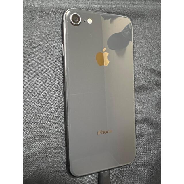 iPhone(アイフォーン)のiPhone8 スペースグレイ　256GB スマホ/家電/カメラのスマートフォン/携帯電話(スマートフォン本体)の商品写真