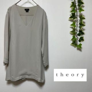 セオリー(theory)のtheory セオリー　カットソー　シルク　ブラウス　オフィスカジュアル(シャツ/ブラウス(長袖/七分))