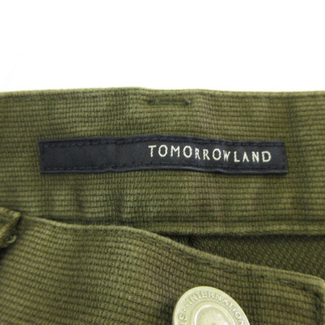 TOMORROWLAND(トゥモローランド)のトゥモローランド TOMORROWLAND ロングパンツ ストレート カーキ 緑 メンズのパンツ(スラックス)の商品写真
