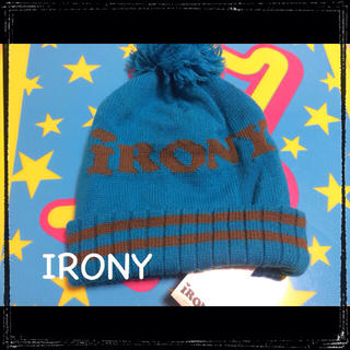 アイロニー(IRONY)の新品♡IRONY ニット帽(ニット帽/ビーニー)