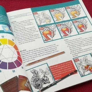 ダーウェント】「塗り絵本」「アカデミー ウォーターカラーペンシル24
