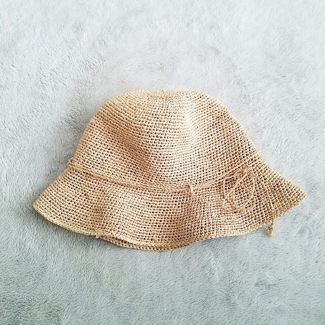 MUJI (無印良品)(ムジルシリョウヒン)の[MUJI] raffia capelin hat レディースの帽子(麦わら帽子/ストローハット)の商品写真