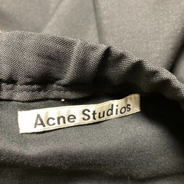 Acne Studios ウールモヘヤイージーパンツ size48 黒 6