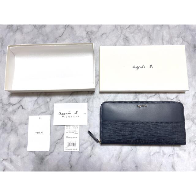 【新品】ロゴ金具 アニエスベー ラウンド長財布 | フリマアプリ ラクマ