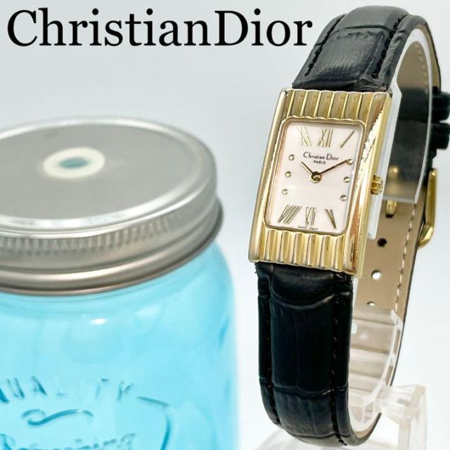 Christian Dior(クリスチャンディオール)の123 クリスチャンディオール時計　レディース腕時計　アンティーク　ホワイト レディースのファッション小物(腕時計)の商品写真