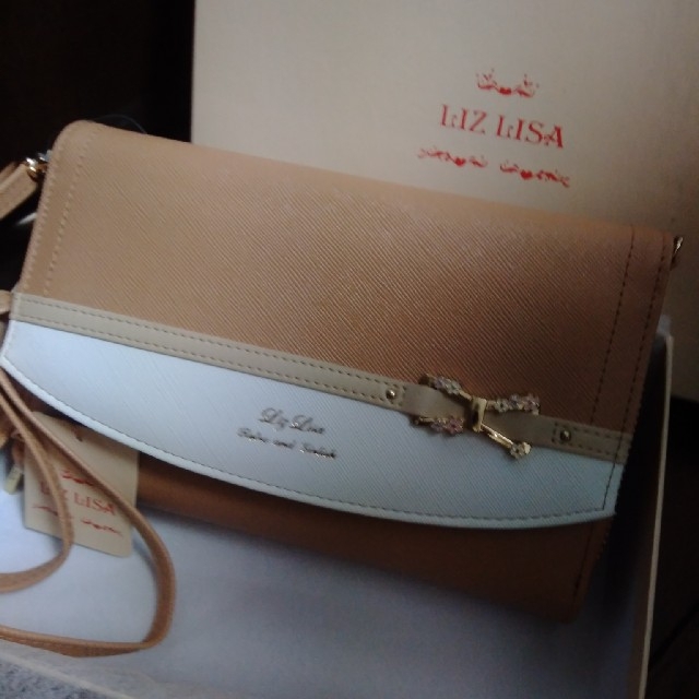 LIZ LISA(リズリサ)の【新品未使用】LIZLISAリズリサ　春　リボン　お財布ポシェット レディースのファッション小物(財布)の商品写真
