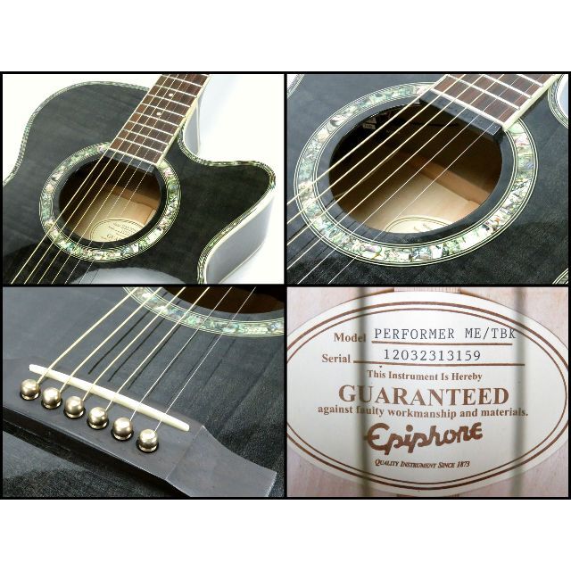 ➄レア✨Epiphone✨激渋✨希少品✨エレアコ✨アコースティックギター ...