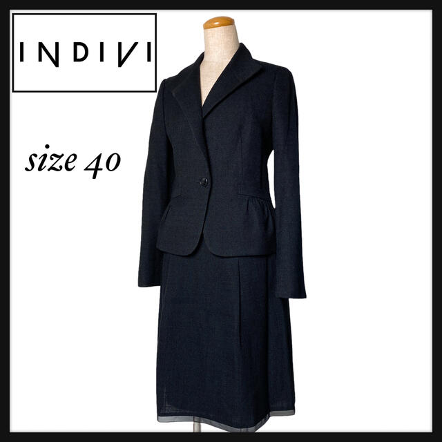 【完売】  INDIVI - INDIVI インディヴィ　スカートスーツセットアップ　フォーマル スーツ