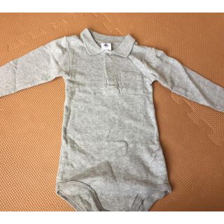 プチバトー(PETIT BATEAU)のPETIT BATEAUロンパース12m/74㎝(ロンパース)