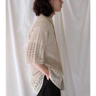 AURALEE - auralee HAND CROCHET COTTON KNIT SHIRTSの通販 by kkk_e's