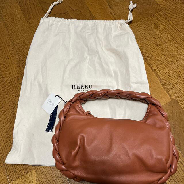 ❤同時購入❤ ⭐︎新品⭐︎HEREUへリュー Espiga ワンハンドル三つ編みレザーバッグ