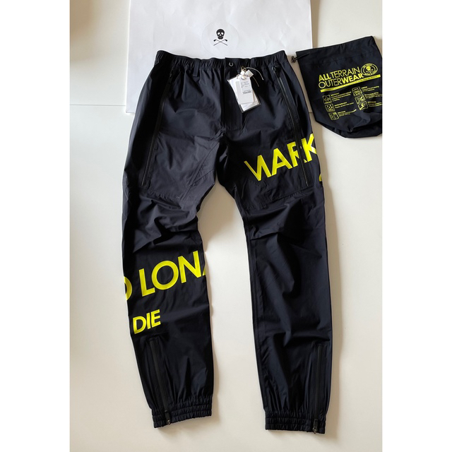 MARK&LONA(マークアンドロナ)の美品 ★完売品 MARK&LONA レインウェア パンツ 黒 マーク&ロナ スポーツ/アウトドアのゴルフ(ウエア)の商品写真