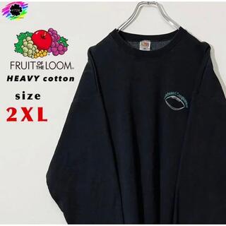 メキシコ製 フルーツオブザルーム 刺繍ロゴ スウェット サイズ2XL(スウェット)