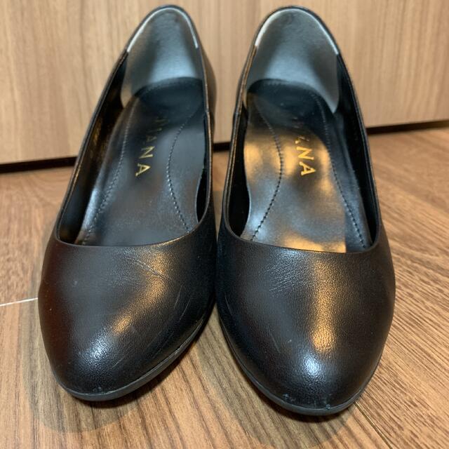 DIANA(ダイアナ)のDIANA ダイアナ　パンプス　黒　23cm レディースの靴/シューズ(ハイヒール/パンプス)の商品写真